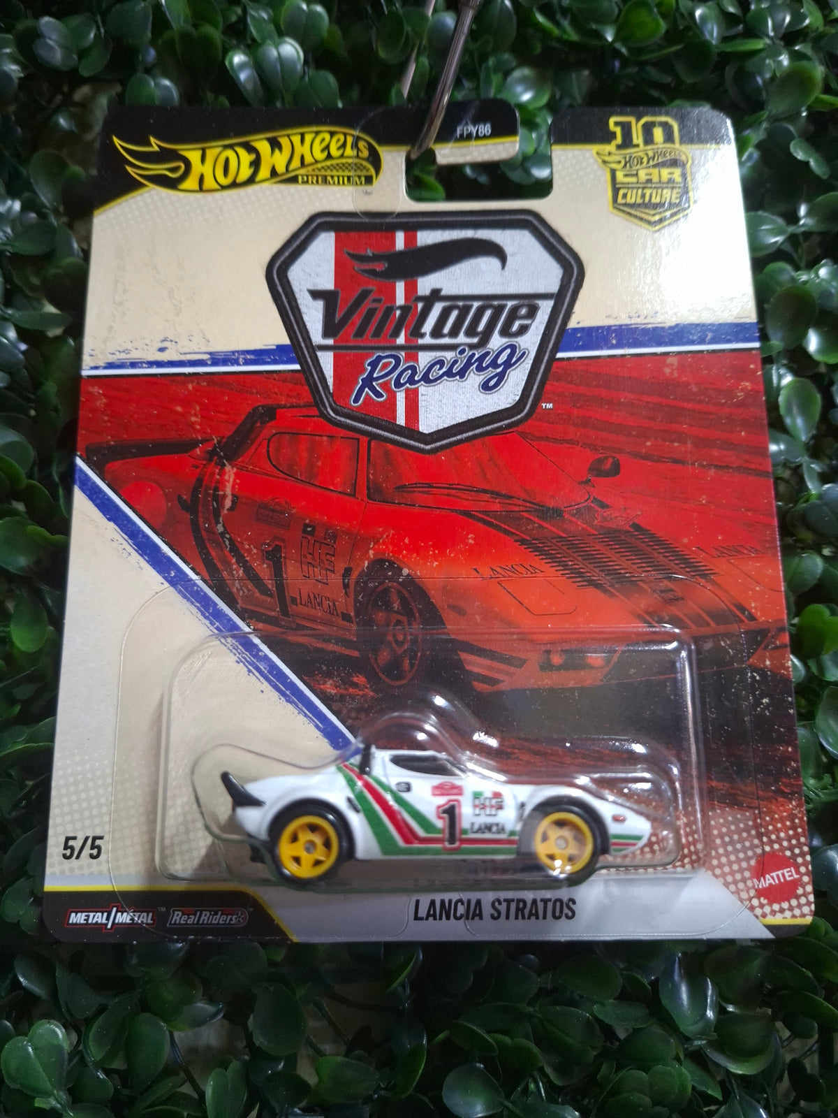 Lancia Stratos - Hot Wheels Premium Car Culture Vintage Racing