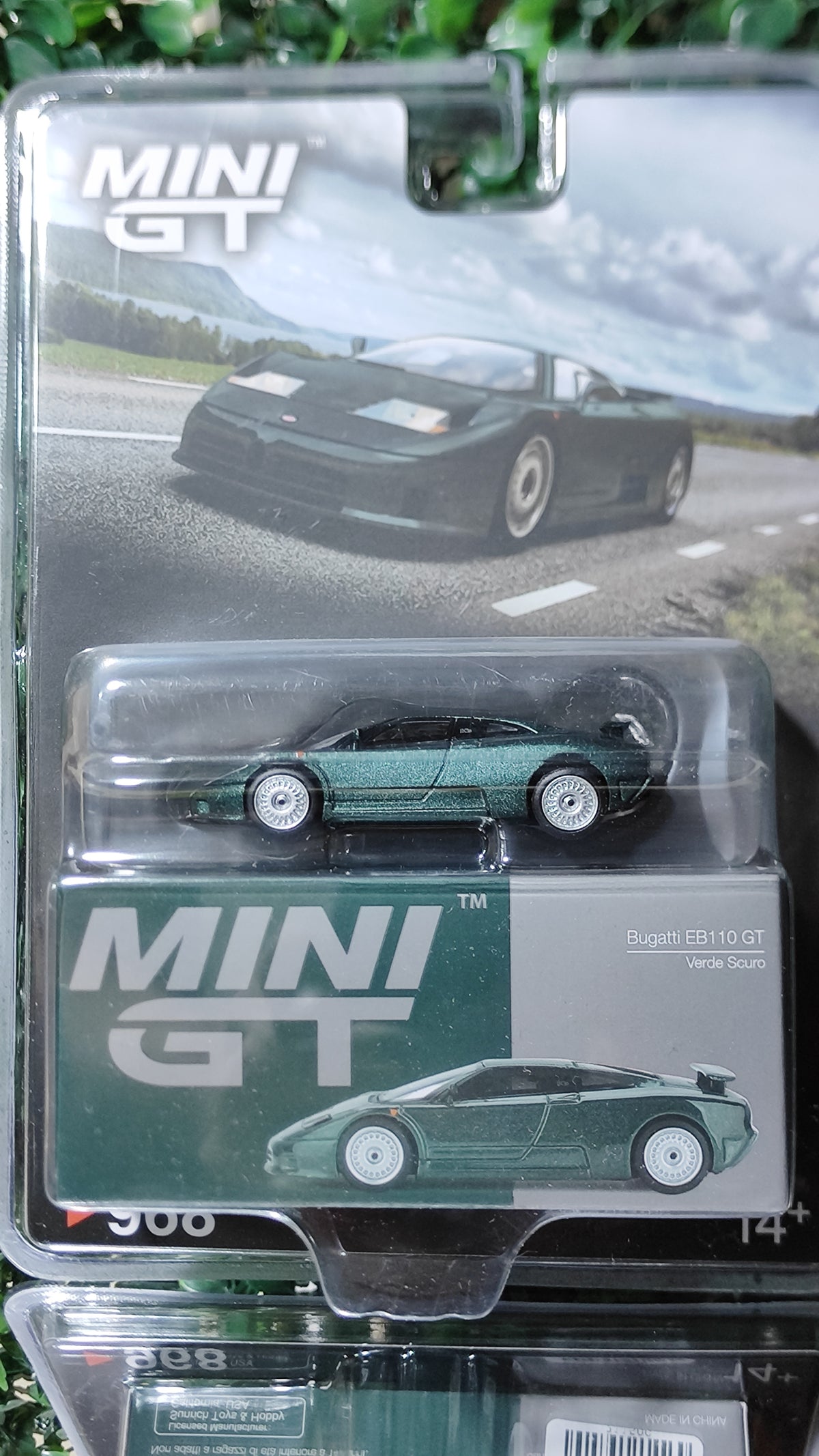 Bugatti EB110 GT  | Verde Scuro  | Mini GT