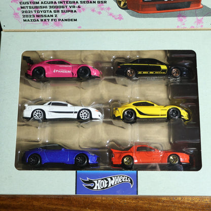 Set JDM Hot Wheels - 6 Carros