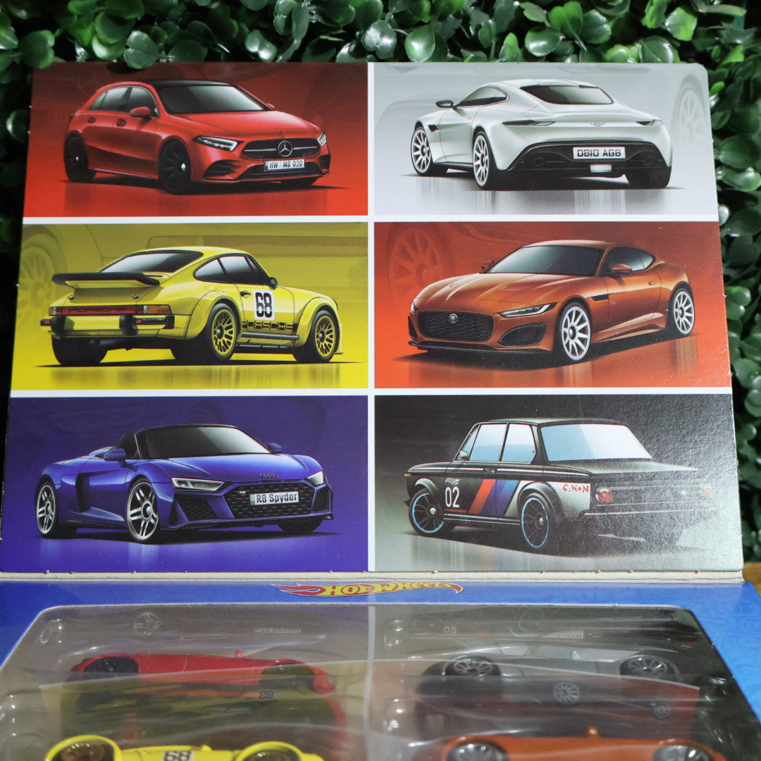 Hot Wheels Premium Set 6 Carros - Europeos de Lujo
