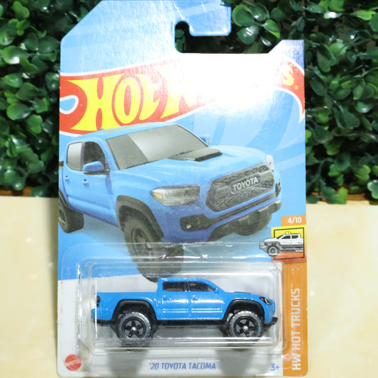 20 Toyota Tacoma Hotwheels Hot Trucks Azul