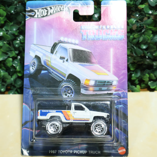 1987 Toyota Pickup Truck Hotwheels Silver Tubular Truck