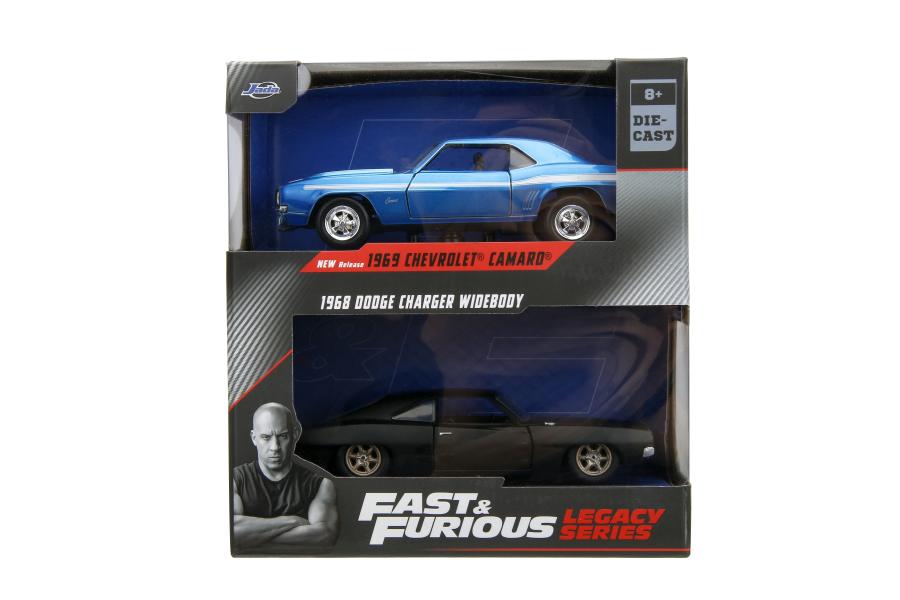 Camaro-Dodge Charger 2 pack carro jada 1/32