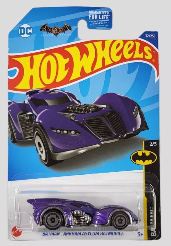 BATMAN_ARKHAM_ASYLUM_BATMOBILE_2000_0 • BT00 • Hotwheels, Basico