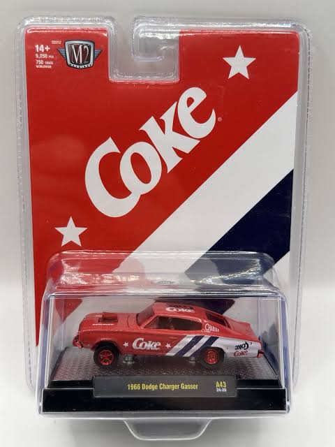 M2 Machines 1966 Dodge Charger Gasser Coca-Cola