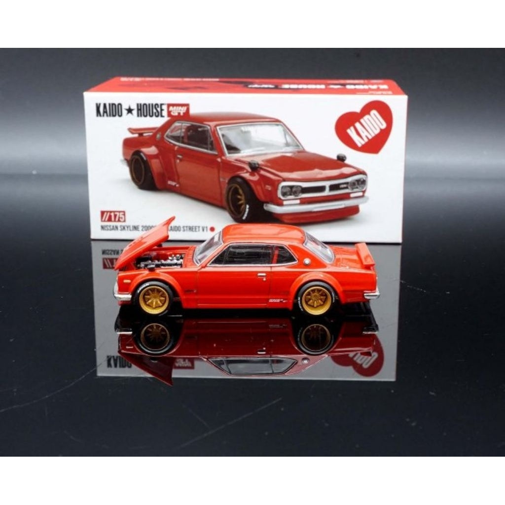 175 Nissan Skyline 2000GT-R Kaido Street V1 - Kaido House x Mini GT